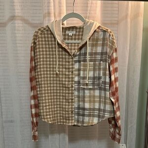 Ultra Flirt Flannel Hoodie Shirt